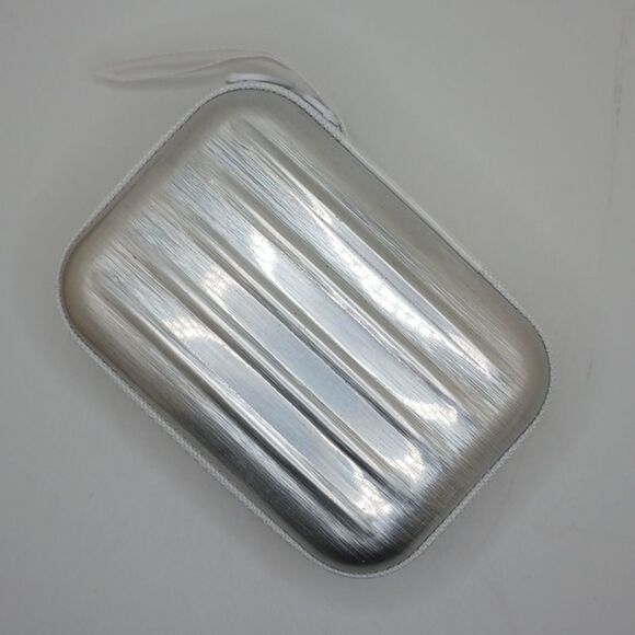 SILVER RFID zipper wallet protection case - Picture 6 of 6